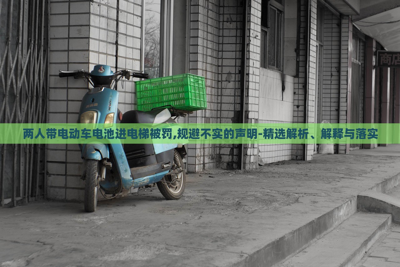 两人带电动车电池进电梯被罚,规避不实的声明-精选解析、解释与落实