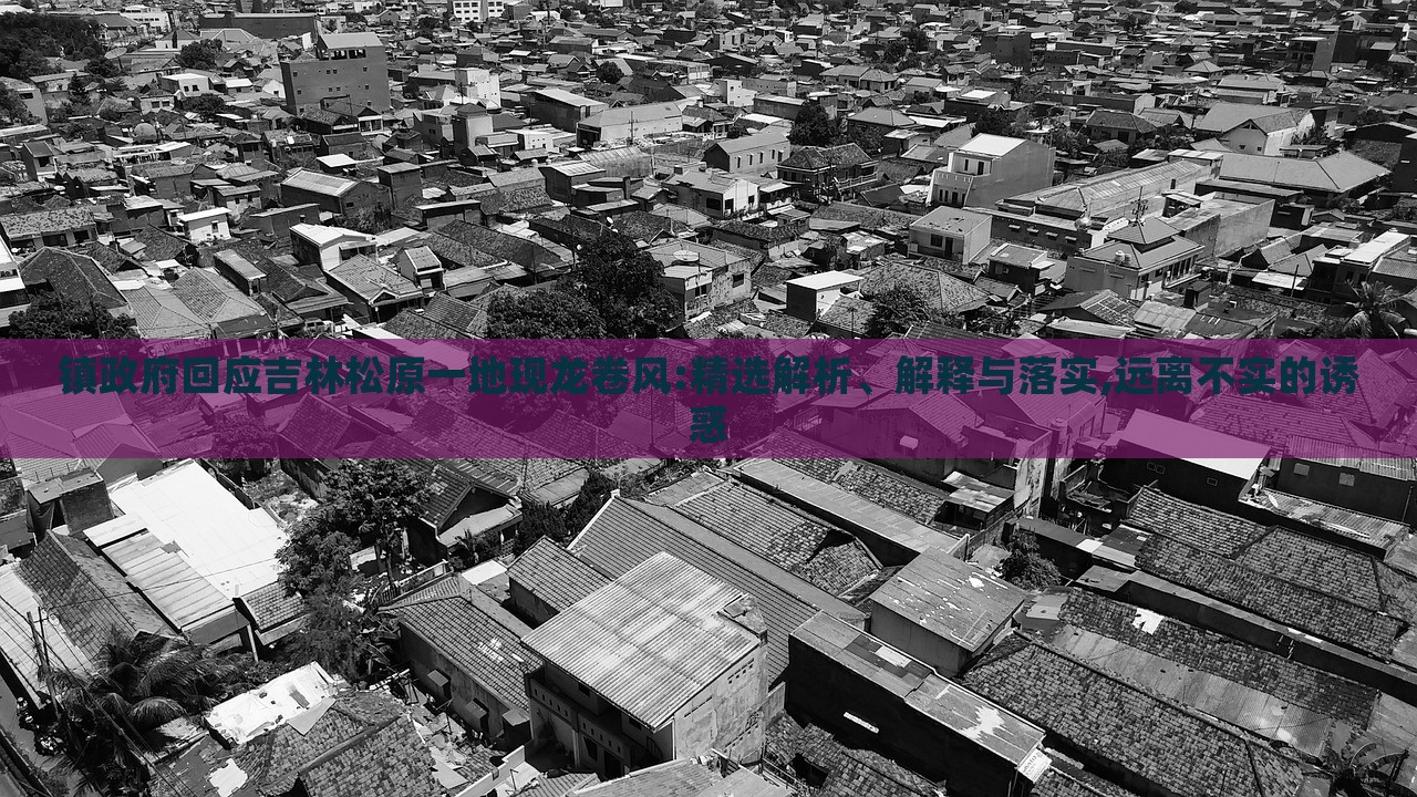 鎮(zhèn)政府回應(yīng)吉林松原一地現(xiàn)龍卷風:精選解析、解釋與落實,遠離不實的誘惑