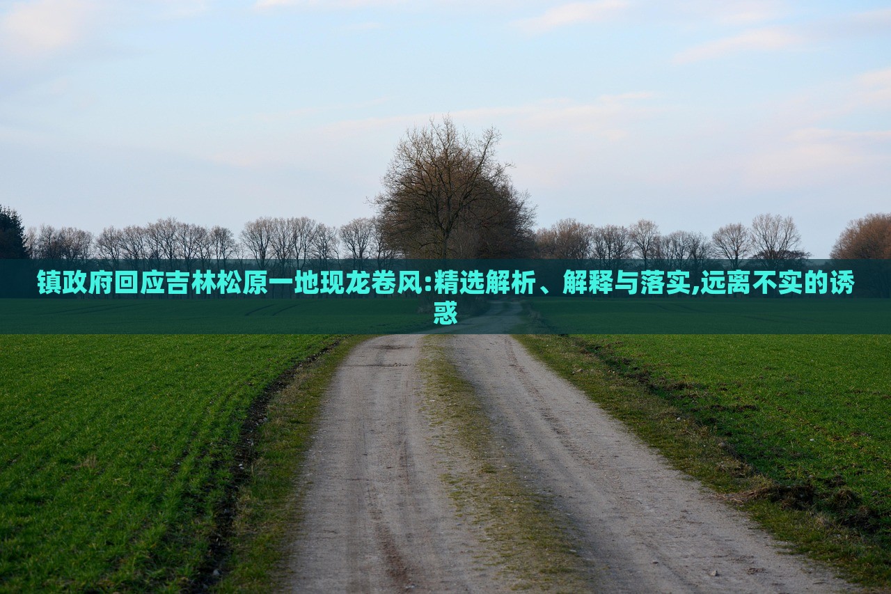鎮(zhèn)政府回應(yīng)吉林松原一地現(xiàn)龍卷風:精選解析、解釋與落實,遠離不實的誘惑