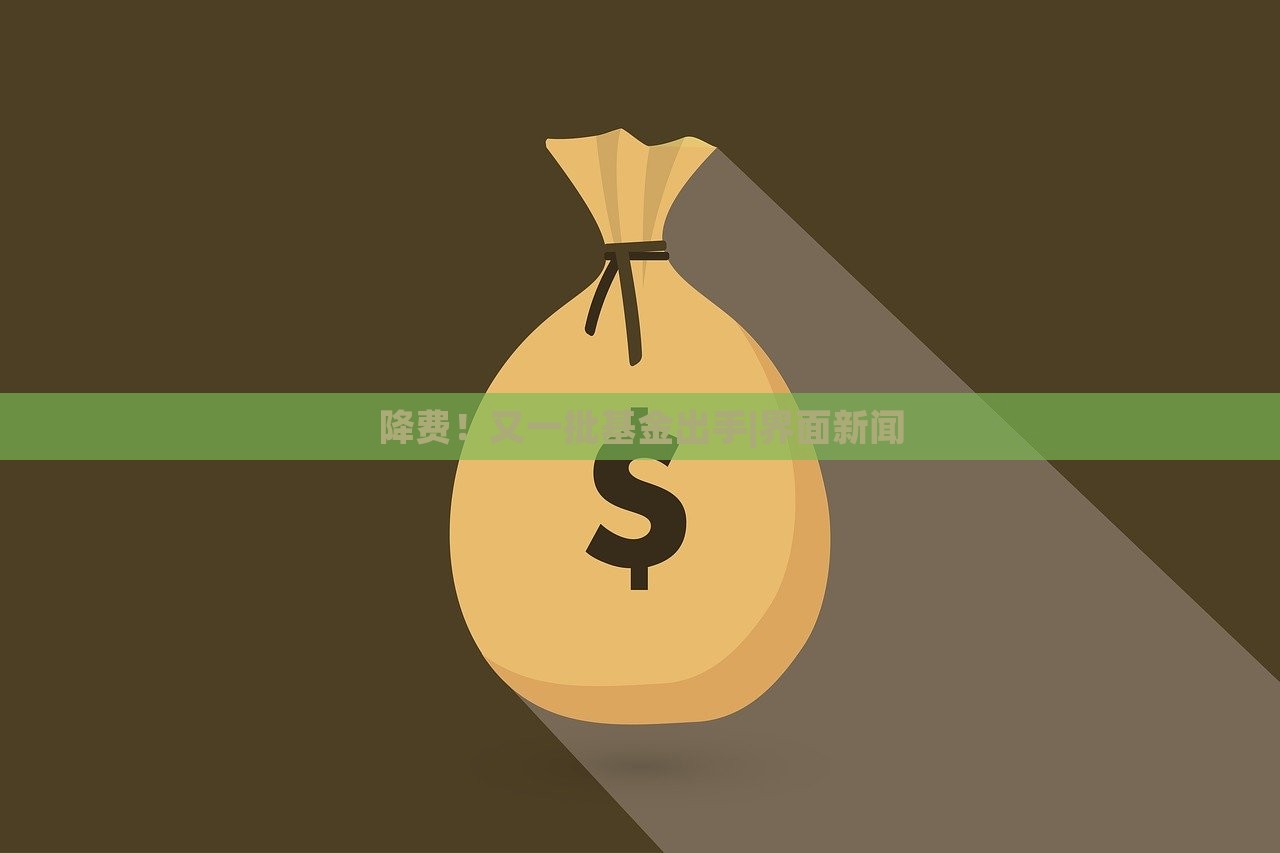 降費!又一批基金出手|界面新聞 降費!又一批基金出手|界面新聞