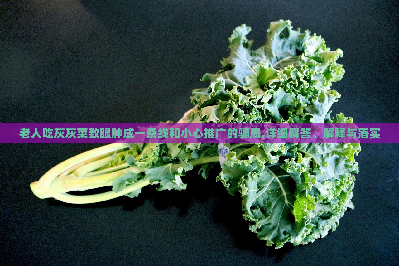 老人吃灰灰菜致眼腫成一條線和小心推廣的騙局,詳細(xì)解答、解釋與落實(shí) 老人吃灰灰菜致眼腫成一條線和小心推廣的騙局,詳細(xì)解答、解釋與落實(shí)